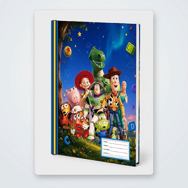 APLICAP ADESIVO C/24 80/96 FLS CAPA DURA STORY PCT C/04 TEMAS POR PERSONAGEM
