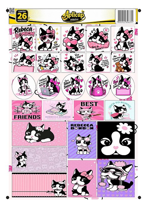 APLICAP STIKER A4 BEKA 01 BLISTER C/26 ADESIVOS