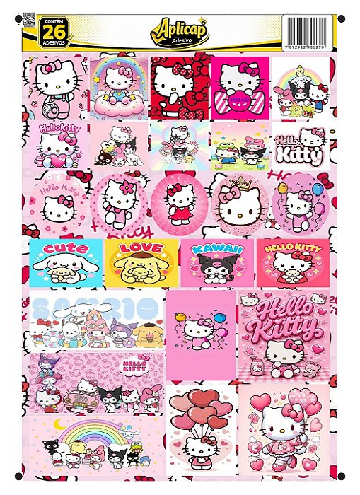 APLICAP STIKER A4 KURUMEL 01 BLISTER C/26 ADESIVOS