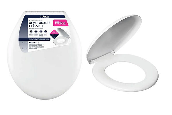 ASSENTO ALMOFADADO CLASSICO BRANCO ATLAS