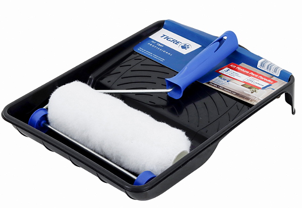 KIT PINTURA PARA PAREDES ROLO EXTRA TIGRE