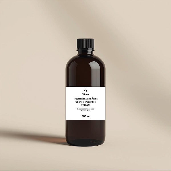 Óleo Mct Triglicerídeos Caprico Caprylic Coco Fraci. 500ml