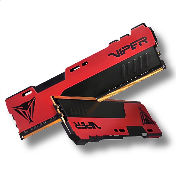 Memória RAM Gamer Para Desktop DDR4, 8GB, 4000MHz, Patriot VIPER, Com Dissipador, CL20, Preta/Vermelha - PVE248G400C0