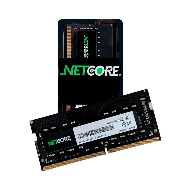 Memória RAM Para Notebook DDR5, Cap 16GB, 4800MHz, Netcore, CL40, Preto - NET516G4800SO48