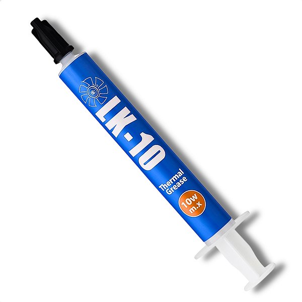 Pasta Termica Seringa, 2g, Thermal Grease LK-10, 10w/mk, Alta Performance, Cinza