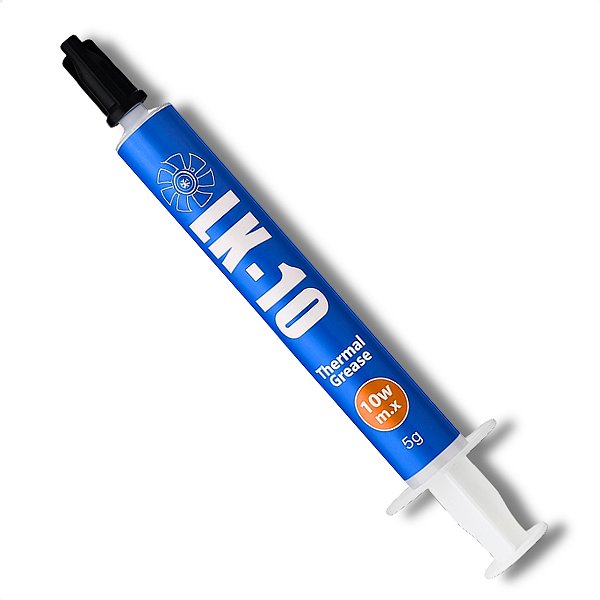 Pasta Termica Seringa, 5g, Thermal Grease LK-17, 17w/mk, Alta Performance, Cinza