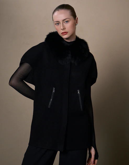 Casaco Fox Tricot Longo