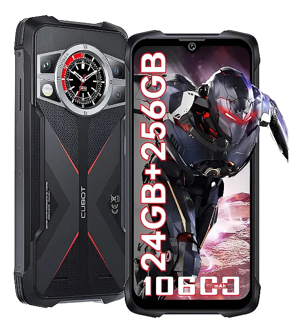 Celular Cubot King Kong 9 256gb 24gb (12gb Estendida) Nfc Cor Preto