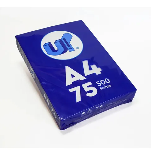 Caixa com 10 pacotes - Papel Sulfite UP! A4 75g 500 folhas