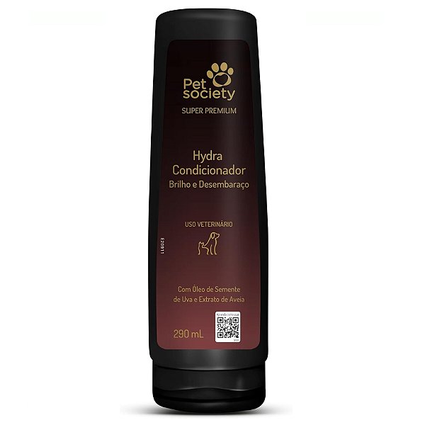 Pet Society Condicionador Brilho e Desembaraçador Super Premium