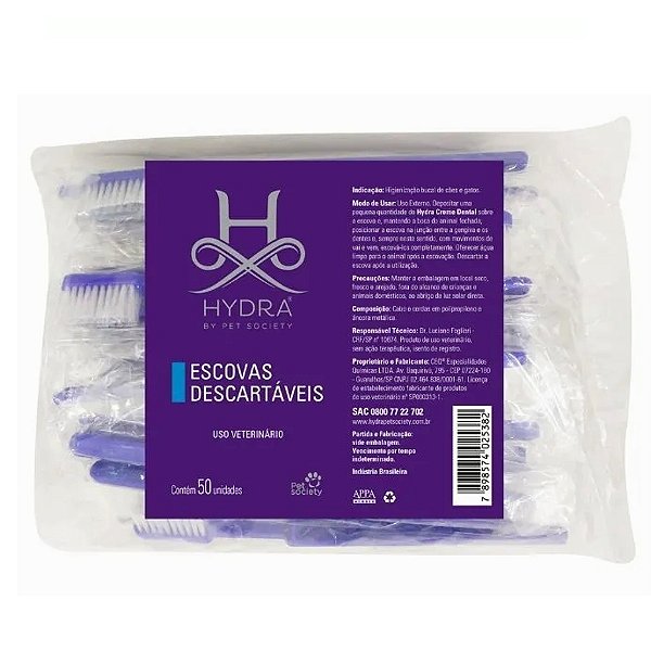 Hydra Pacotes de Escovas Descartáveis 50 Un
