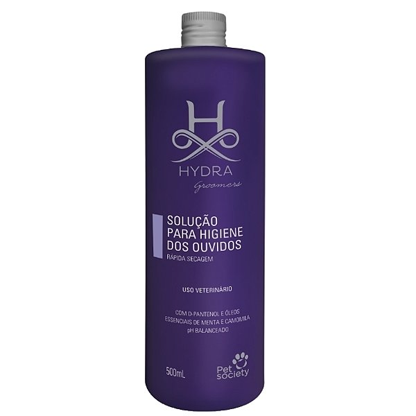 Hydra Groomers Solução para Limpeza de Ouvidos 500ml