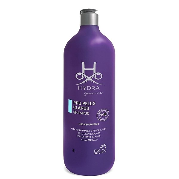 Hydra Groomers Pro Shampoo Pelos Claros 1L
