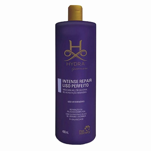 Máscara Multifuncional Pet Society Hydra Groomers Intense Repair Liso Perfeito