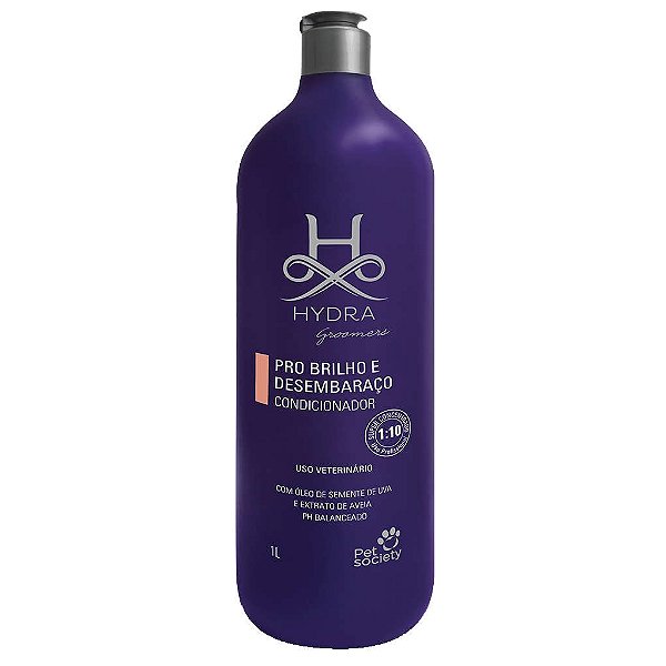 Condicionador Pet Society Hydra Groomers Pro Brilho e Desembaraço