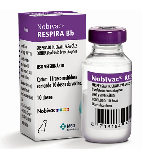 Vacina Nobivac Respira BB para Cães 10 doses de 1 ml