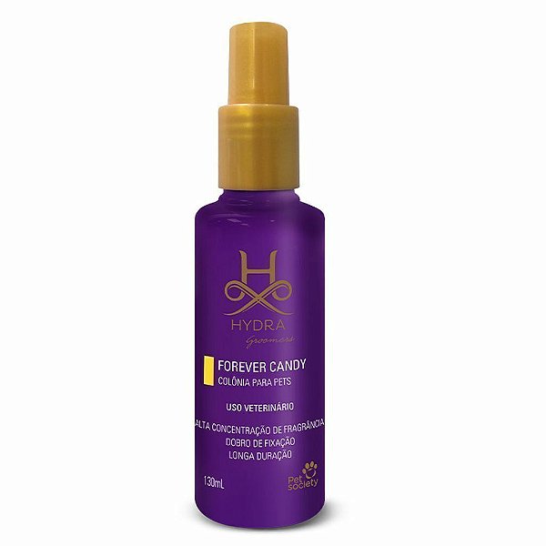 Colônia Hydra Groomers Forever Candy para Cães e Gatos