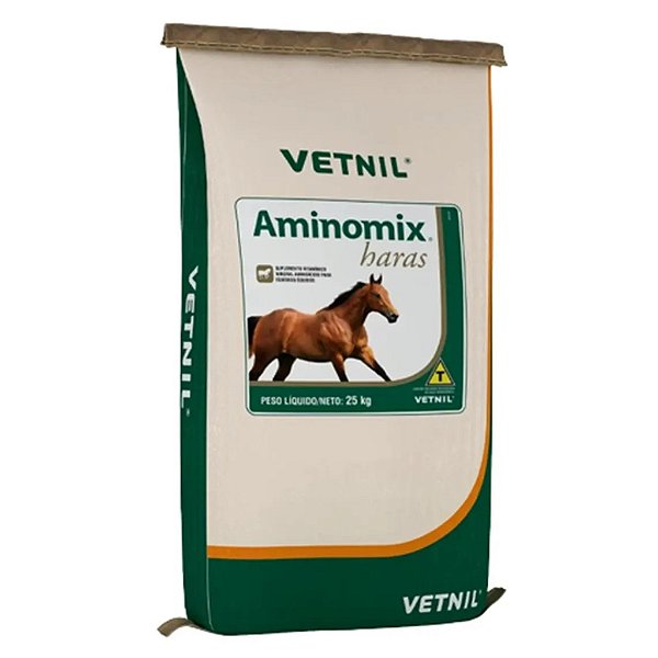 Aminomix Haras Suplemento Vitamínico Mineral Aminoácido 25kg