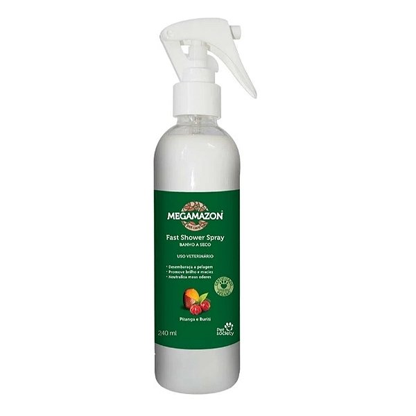 Megamazon Fast Shower Spray Dry Bath 240ml