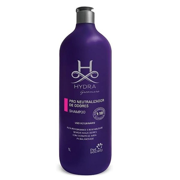Shampoo Hydra Groomers PRO Neutralizador de Odores para Cães e Gatos
