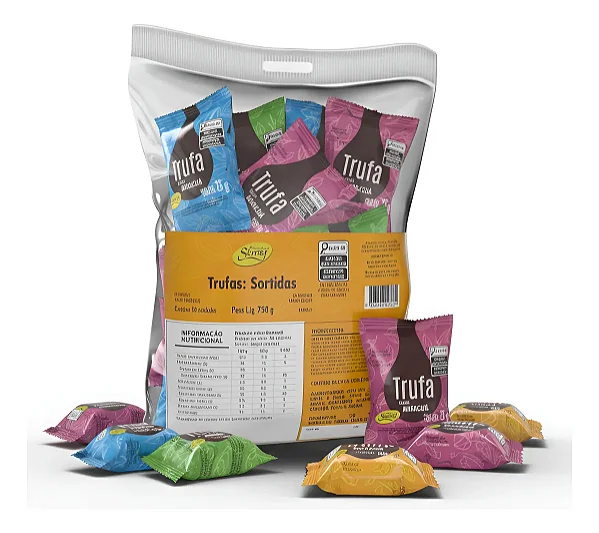 Trufa de chocolate 25g - Sortidas - 30 unidades