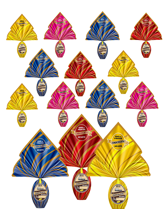 Kit 12 Ovos De Páscoa 250g - Siareg