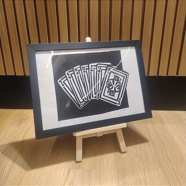 Canastra A4 Linogravura por Uilo Andrade