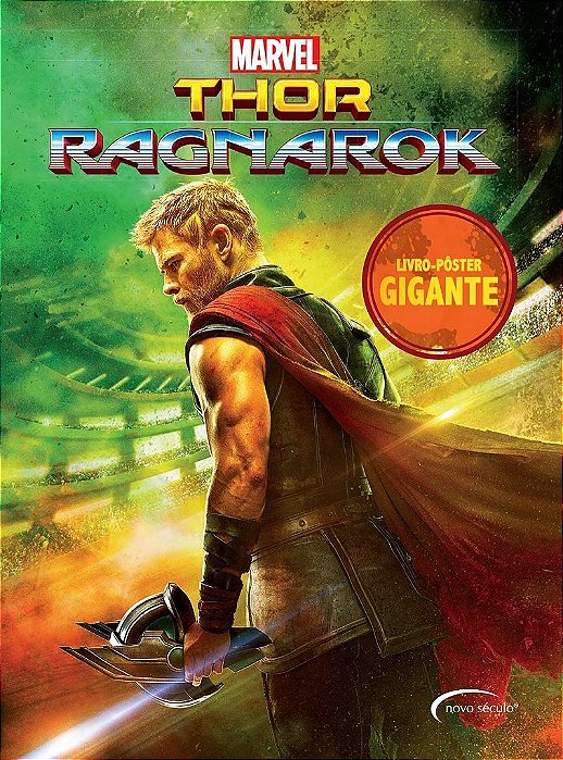 Thor Ragnarok Livro-Pôster Gigante
