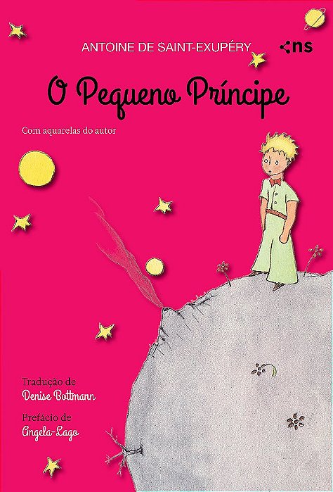 O Pequeno Principe - Capa Dura Rosa Com Aquarelas Do Autor