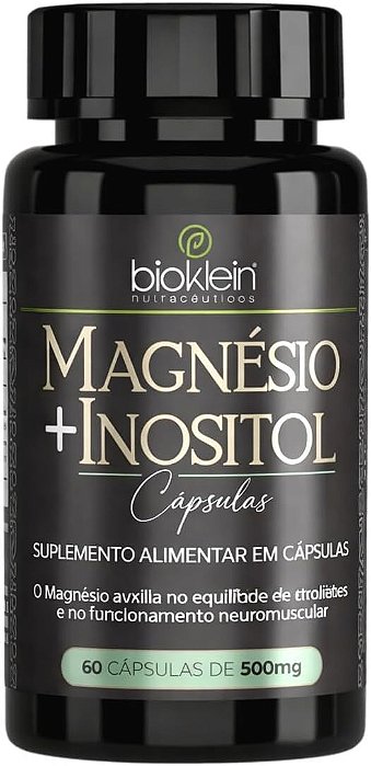 MAGNESIO + INOSITOL 500mg 60 Caps - BioKlein