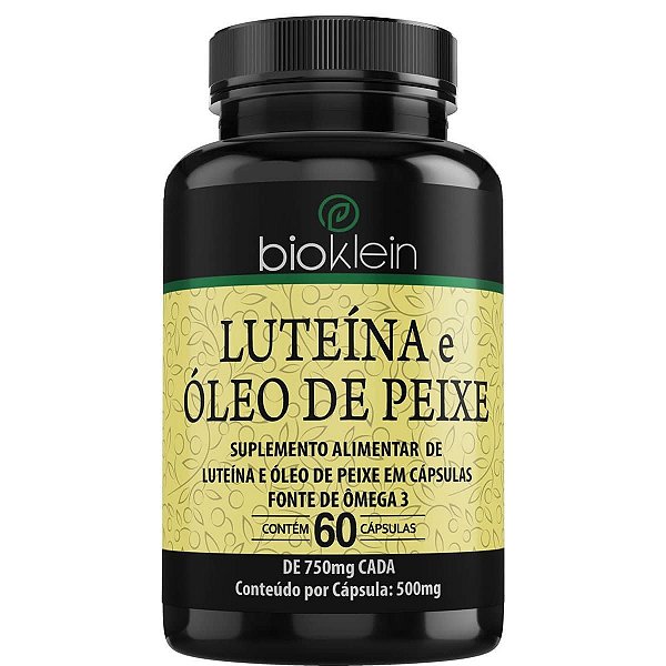 Luteína e Óleo de Peixe - 60 Caps - Bioklein
