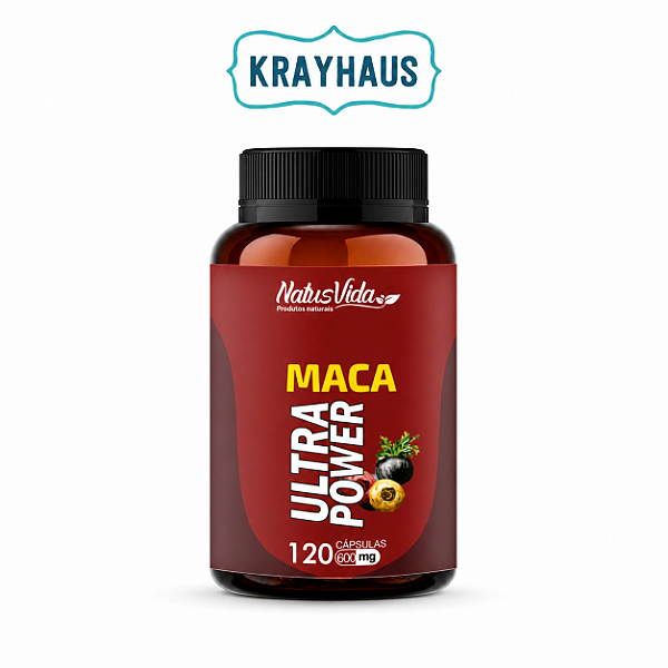 Maca Ultra Power - 600 mg - 120 caps - NatusVida