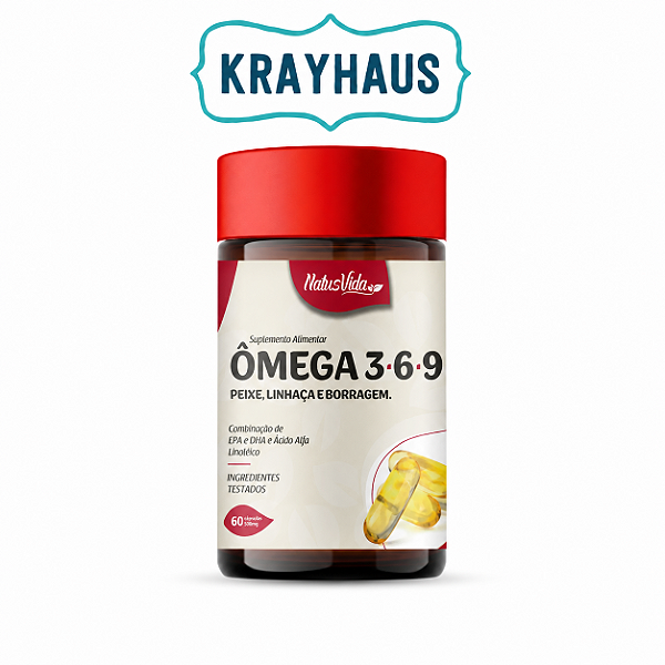 Ômega 3,6,9 I 500 mg I 60 caps - NatusVida