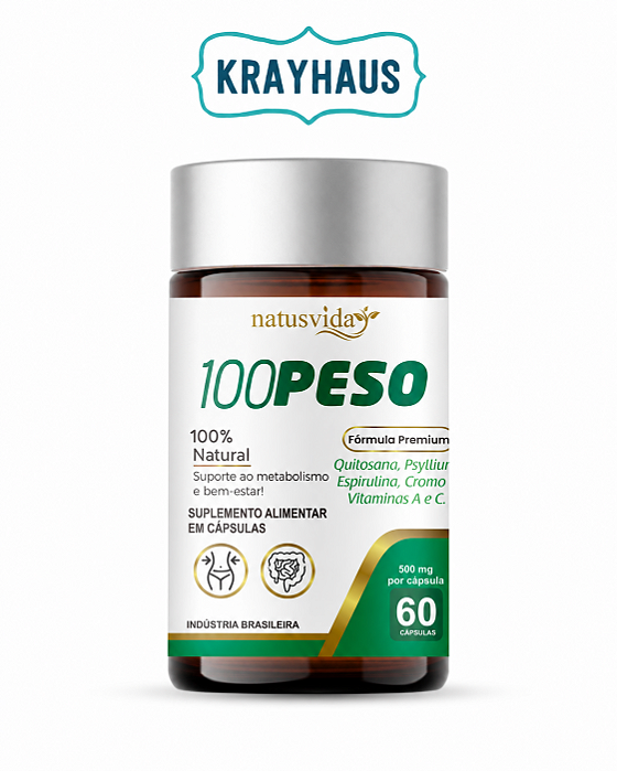 100PESO - 500 mg - 60 Cápsulas – NatusVida