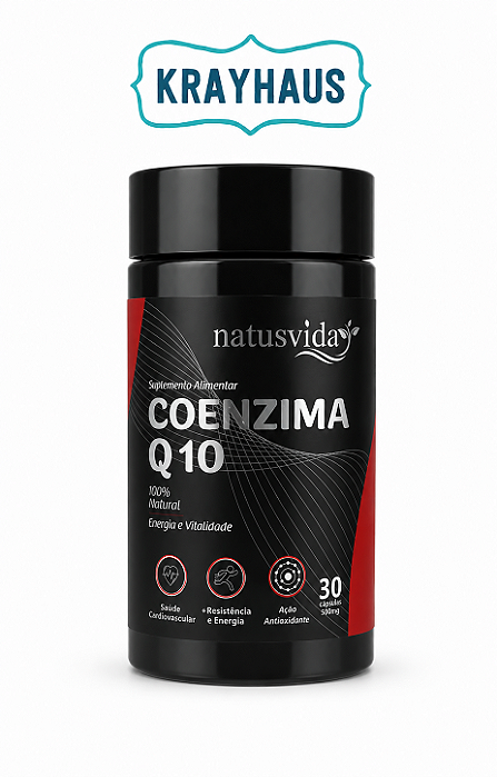 Coenzima Q10 I 500 mg I 30 caps -NatusVida