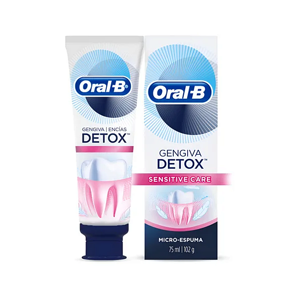 Creme Dental Gengiva Detox Sensitive Care 102g - Oral-b