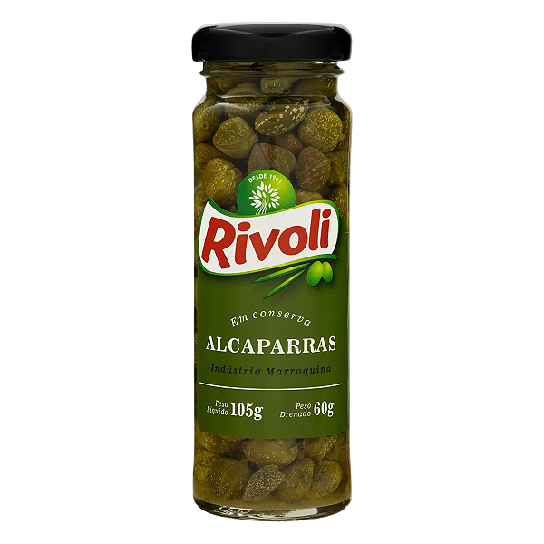 Alcaparra Em Conserva Rivoli Vidro 60g