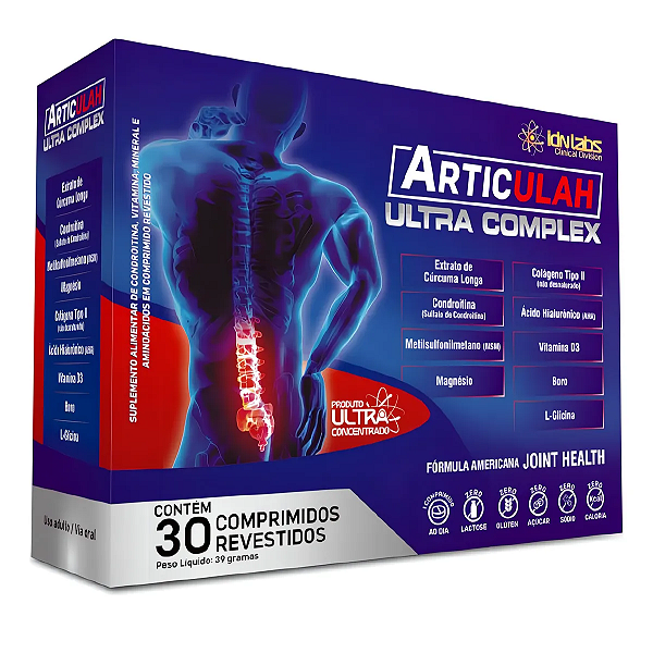 Suplemento Articulah Ultra Complex Colágeno Tipo 2 Idn Labs