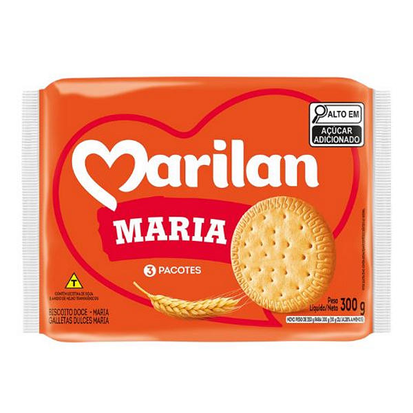 Biscoito Maria Marilan Pacote 300g