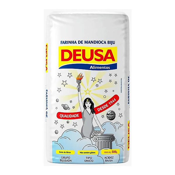 Farinha De Mandioca Biju Natural Deusa 500g