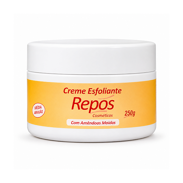 Creme Esfoliante com Óleo e Amêndoa Moída 250g REPÓS
