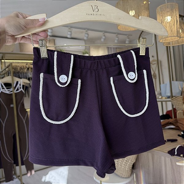 Short Allure Vinho