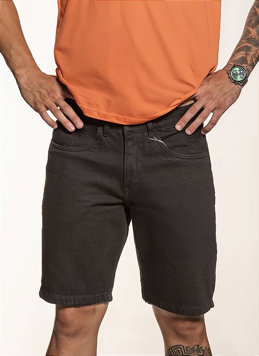 Bermuda JEANS Reta Crux MASCULINA