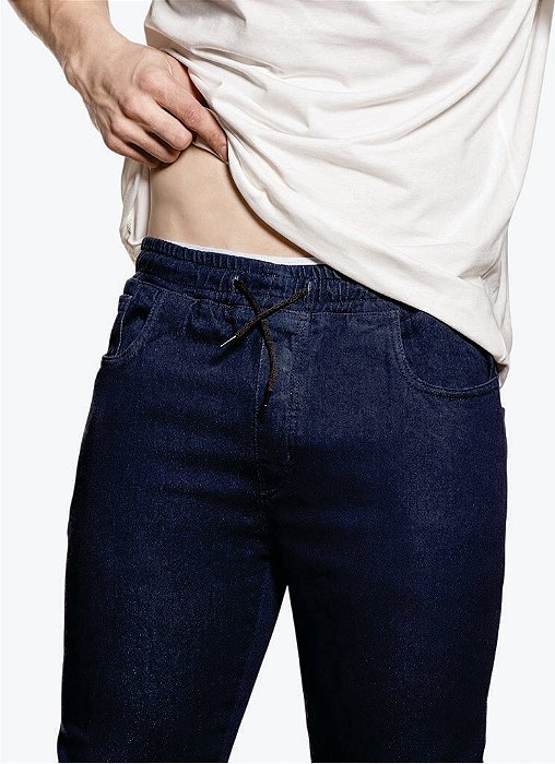 Calça Cintura Jogger Blue