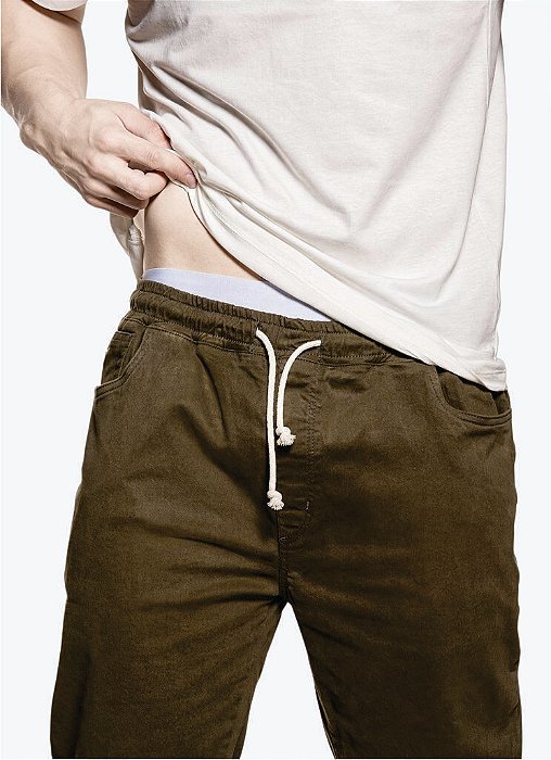 Calça Cintura Jogger Militar