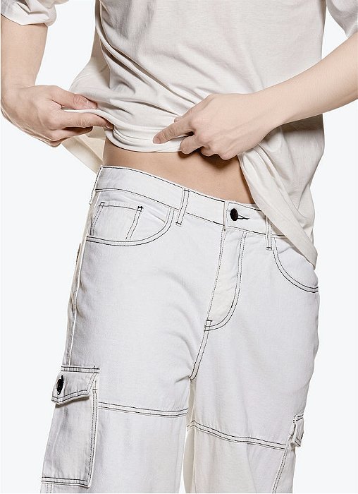 Calça Jeans Baggy Centaurus Off White
