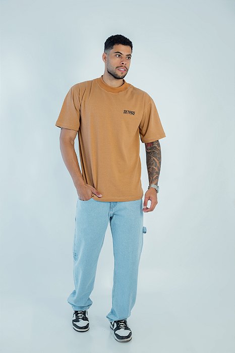 CAMISETA OVERSIZE CAMURÇA MASCULINA