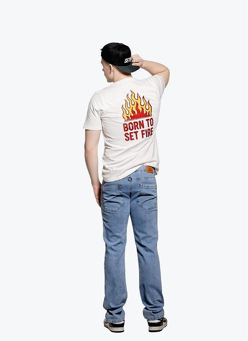 Camiseta básic Born To com Silk