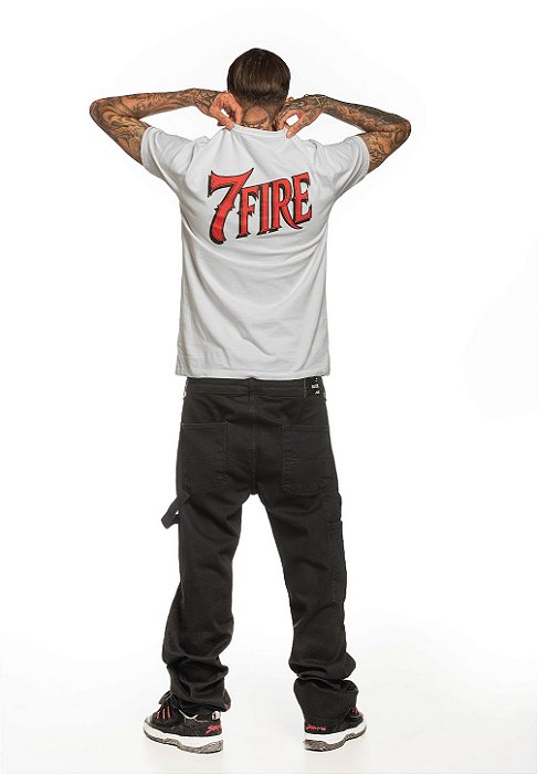 Camiseta básica 7Fire com Silk