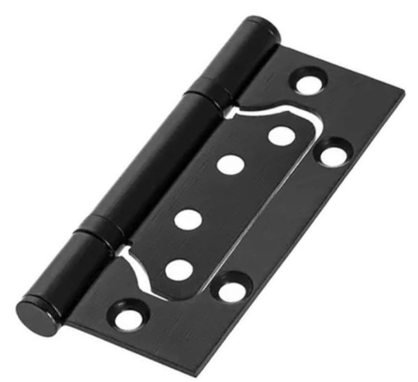 Dobradiça de Sobrepor sem Encaixe Inox Preta 4 x 3 x 2”